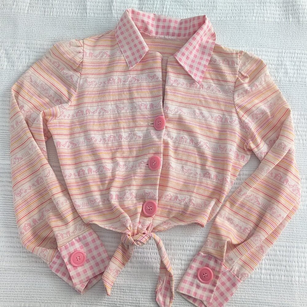Hand Made One-of-a-kind Hallter Top Size Medium